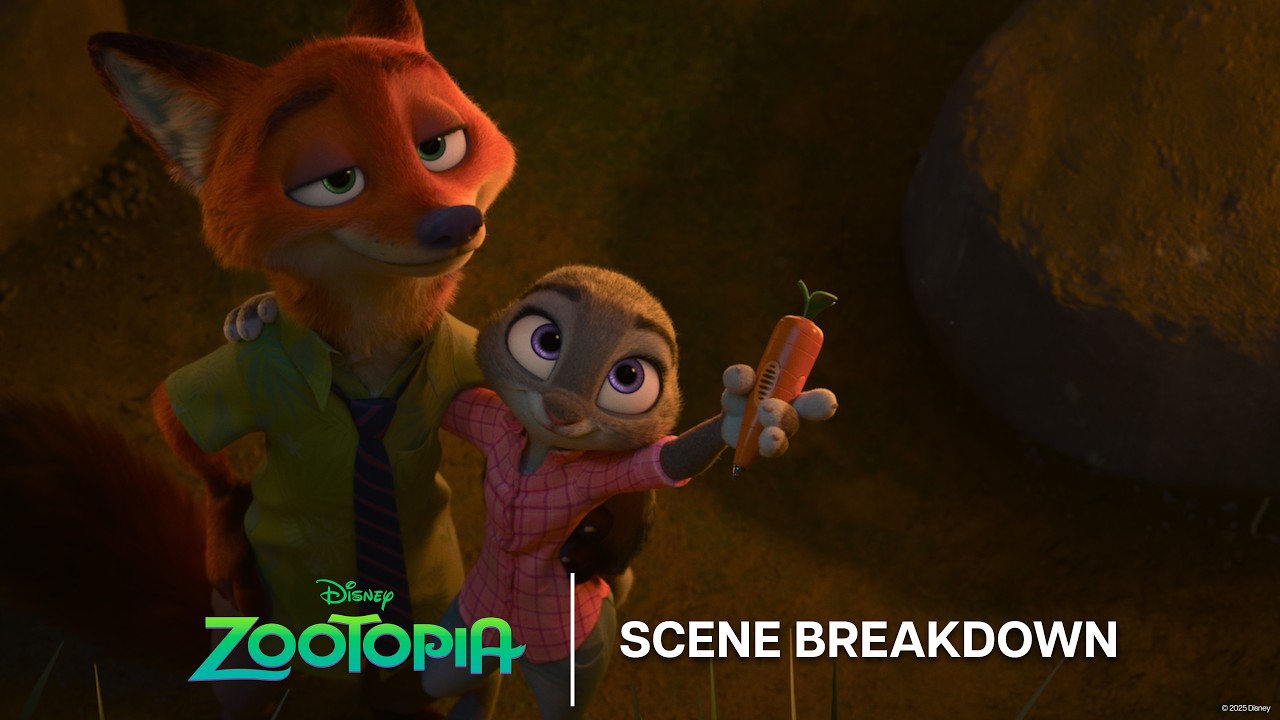 Judy Hopps & Nick Wilde w/ Ginnifer Goodwin | Zootopia Scene Breakdown