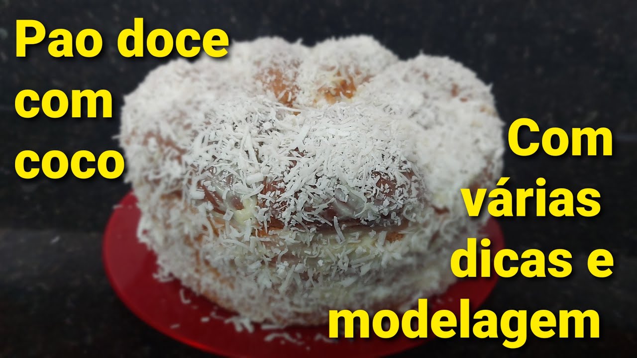 Vídeo demonstrativo de como fazer pão doce, com vários modelos, para obter renda extra.Faça e venda
