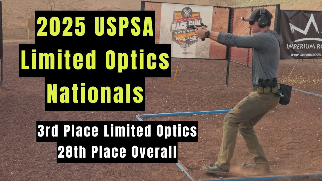 2025 Limited Optics Nationals - 3rd Place - Glock 17 Gen 5 - Trijicon SRO