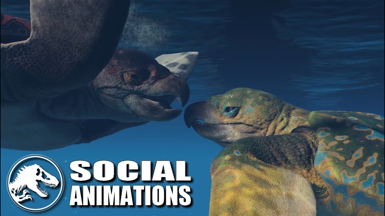 New Social Animations All Marine Reptiles - JWE 2 (4K 60FPS)