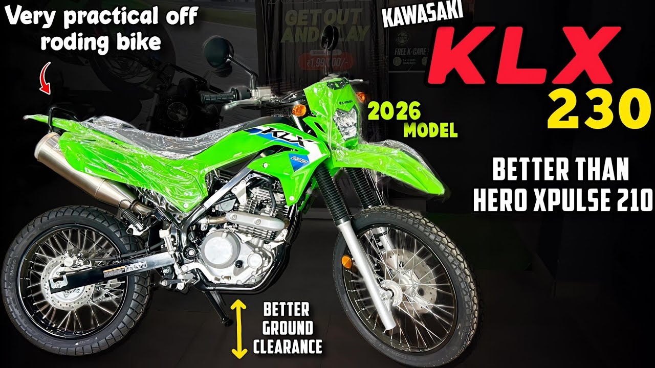 Kawasaki KLX 230 2026 variant | detail review price, features, performance and comparison. 