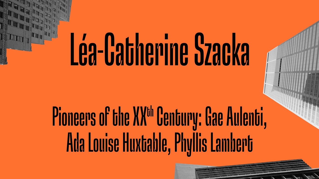 L&eacute;a-Catherine Szacka - Opening lecture of the exhibition Crossed Histories at Archizoom EPFL