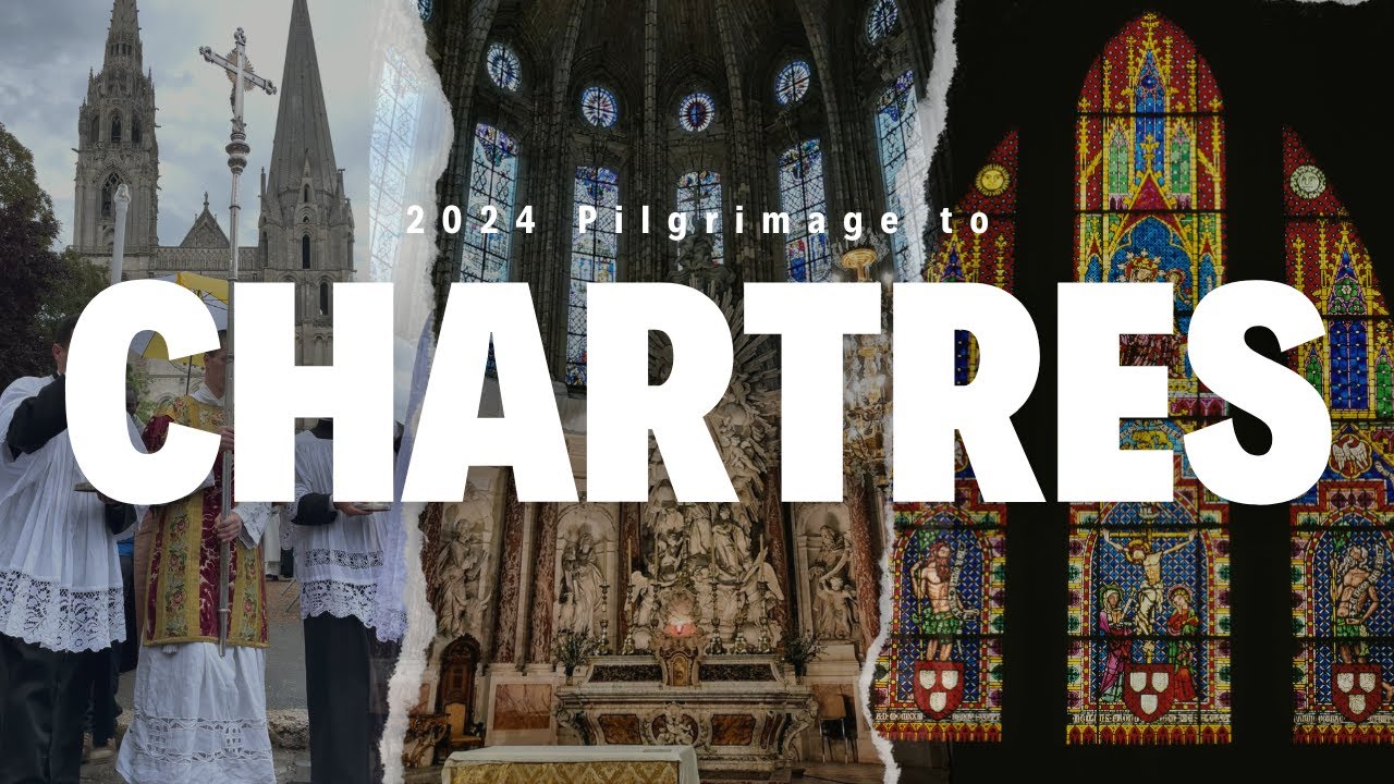 Chartres Pilgrimage Procession | Cardinal Gerhard Müller | Traditional Latin Mass 2024