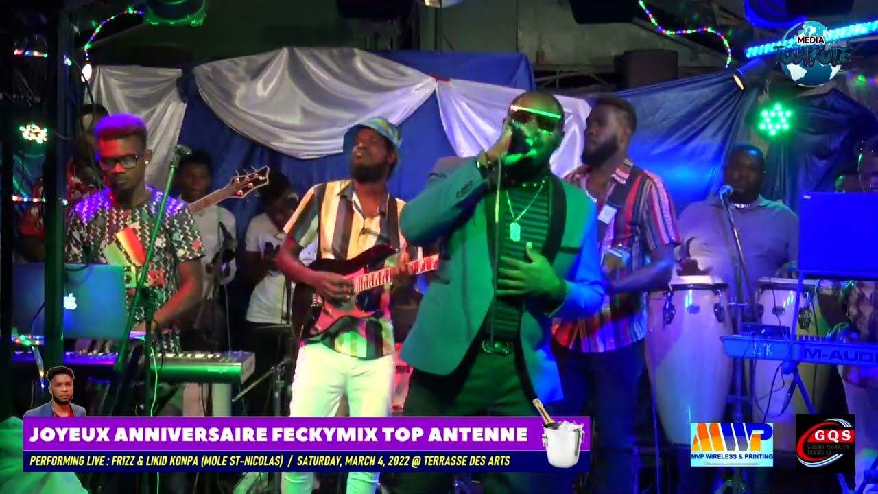 LIKID KONPA - ABANDON  KONPA MOLES ST NICOLAS LIVE TERRASSE DES ARTS, PORT DE PAIX...