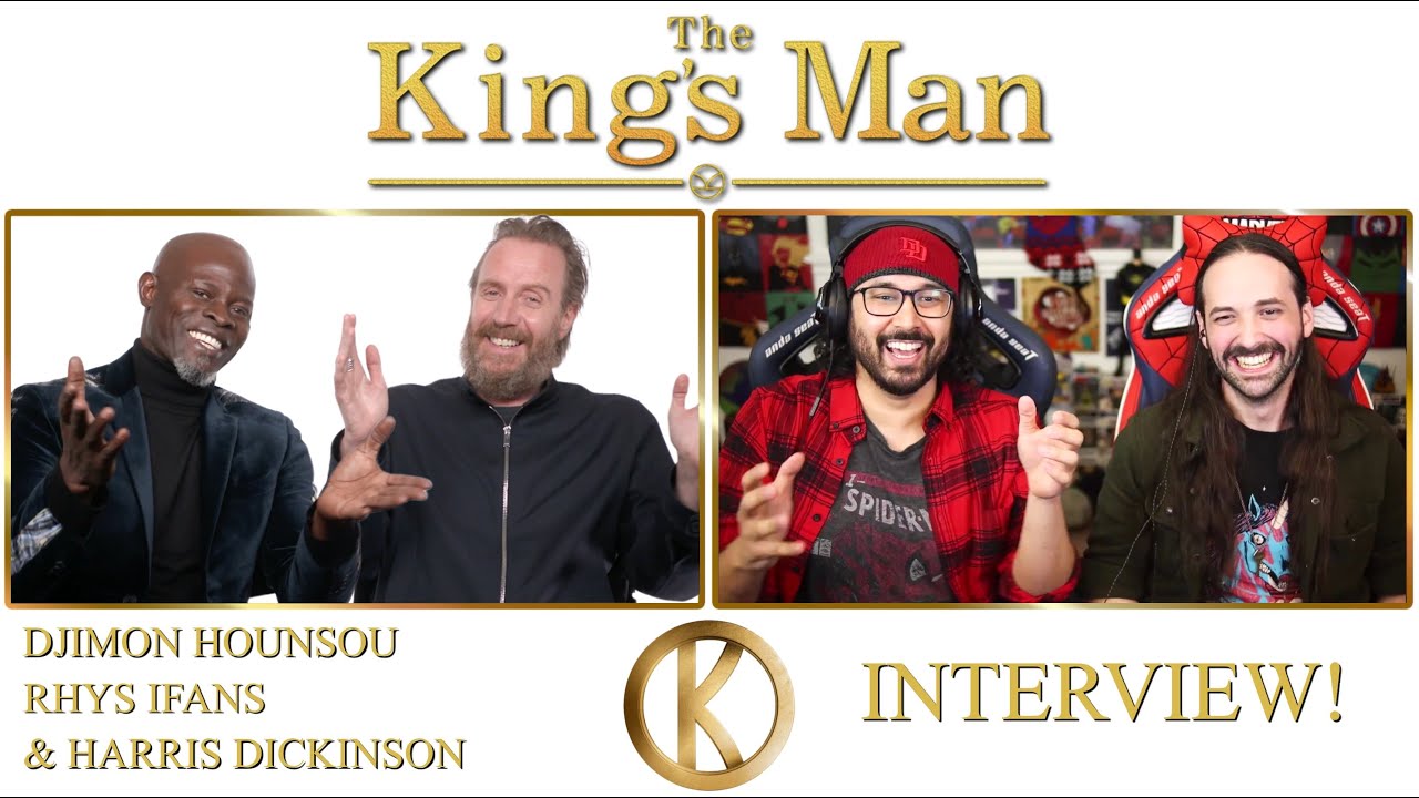 Meeting the Cast of THE KING'S MAN! (Rhys Ifans & Djimon Hounsou | Kingsman 3 Rasputin)