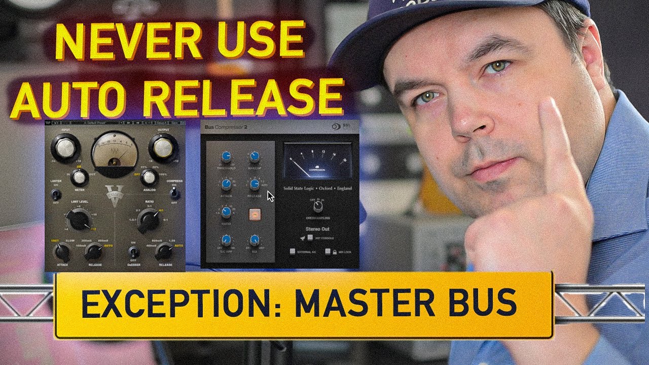 Amazing Mixing – Never Use Auto Release Except On Master Bus