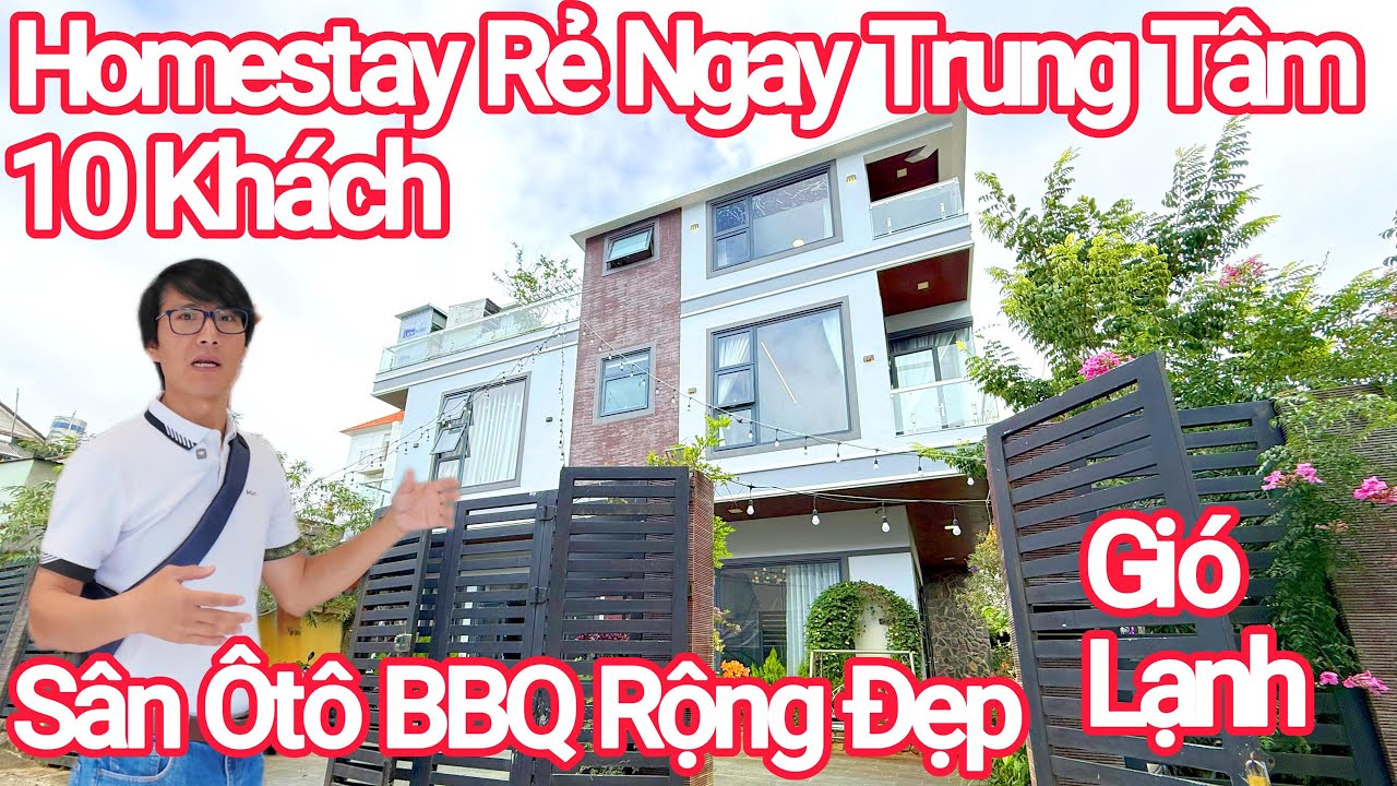 Đà Lạt Homestay Rẻ Đẹp Ngay Trung Tâm Có Sân Ôtô, BBQ
