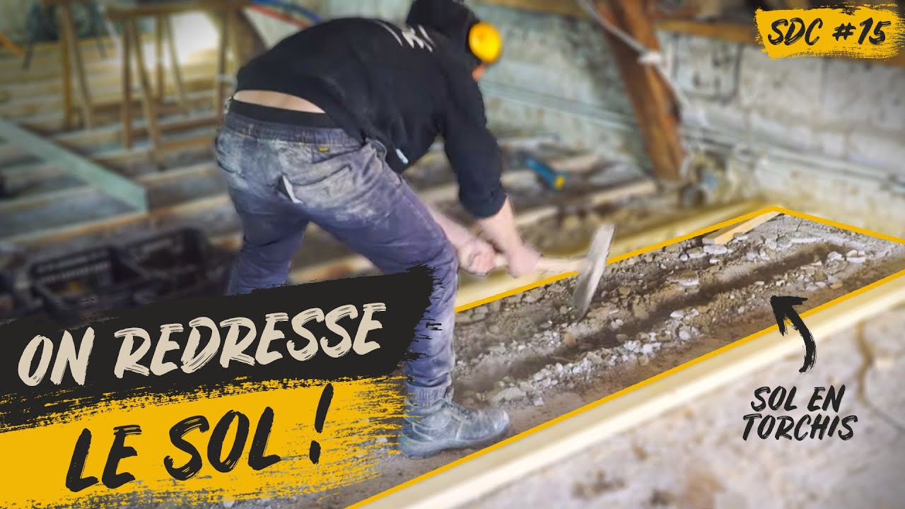 REDRESSER le sol d&rsquo;un &eacute;tage | R&eacute;novation - SDC #15