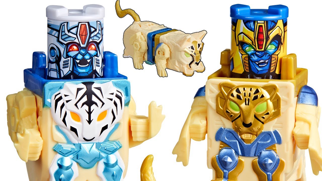 Transformers Swapticons Wave 1 Cheetor Tigatron Can Mix and Match with Optimus Bee Hot Rod