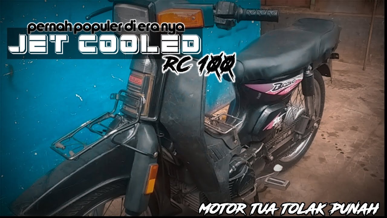 Restorasi motor suzuki rc 100 1994 and glitter color modification || tidak mau kalah sama motor muda