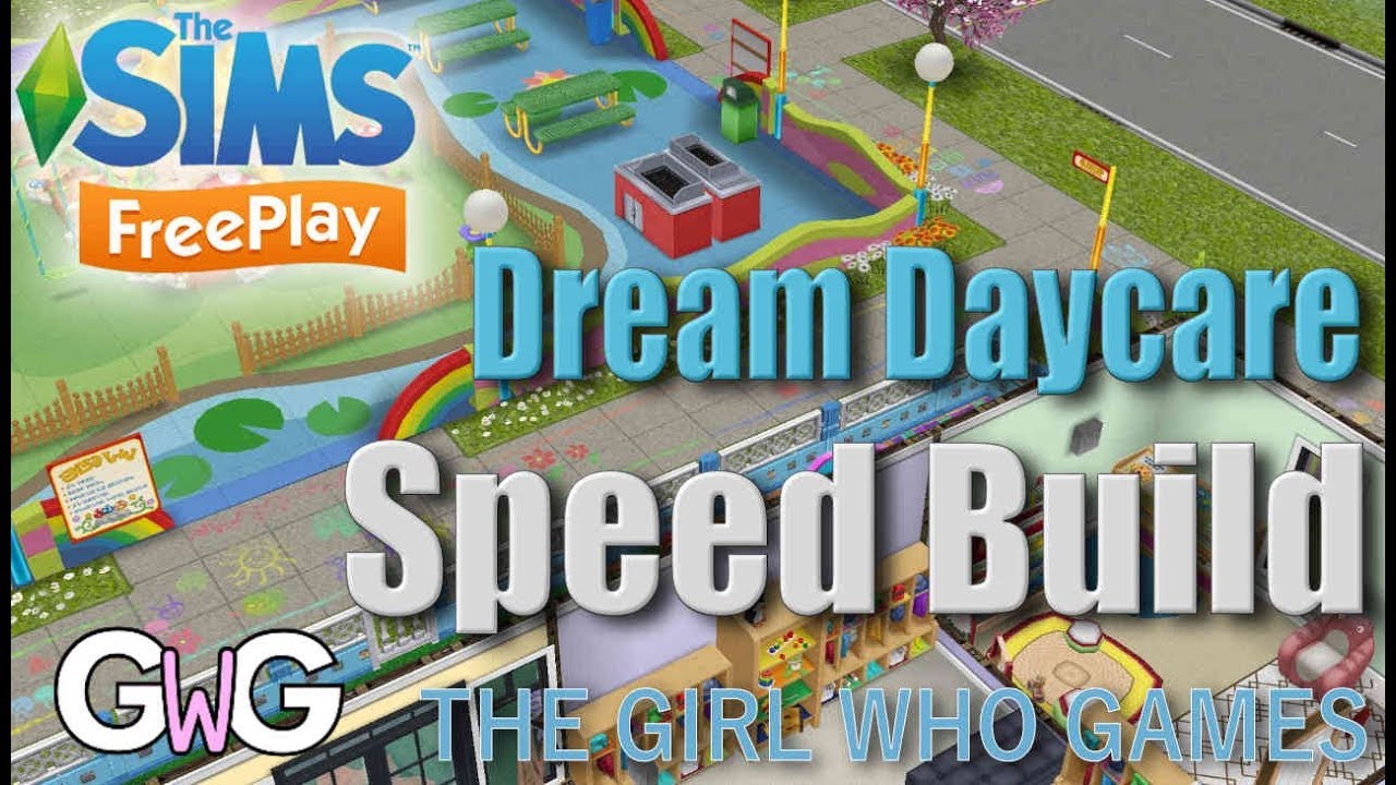 The Sims Freeplay- Dream Daycare [Speed Build]