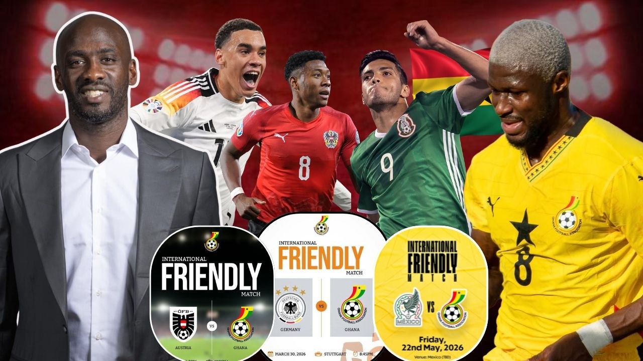 Friendly Matches for the Black Stars of Ghana ahead of World Cup Confirmed.Austria,Germany & Mexico.