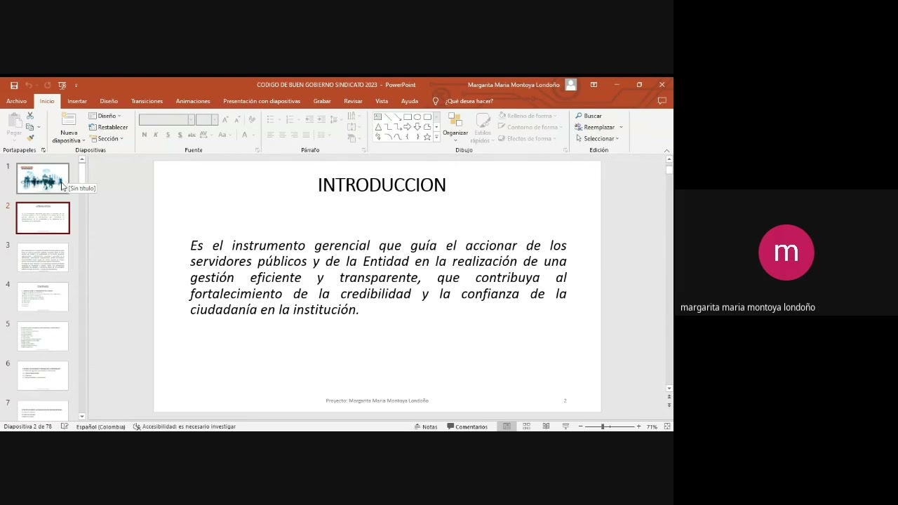 CAPACITACION SINTRADIAN - CODIGO DE BUEN GOBIERNO 2023