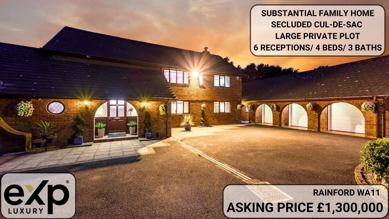 🏡 𝗙𝗼𝗿 𝗦𝗮𝗹𝗲 | £𝟭,𝟯𝟬𝟬,𝟬𝟬𝟬 | 𝟰,𝟱𝟬𝟬+ 𝗦𝗤 𝗙𝗧 𝗟𝘂𝘅𝘂𝗿𝘆 𝗛𝗼𝗺𝗲 𝗼𝗻 𝟬.𝟴𝟴-𝗔𝗰𝗿𝗲 𝗣𝗿𝗶𝘃𝗮𝘁𝗲 𝗣𝗹𝗼𝘁 | 𝗥𝗮𝗶𝗻𝗳𝗼𝗿𝗱 | 𝗪𝗔𝟭𝟭