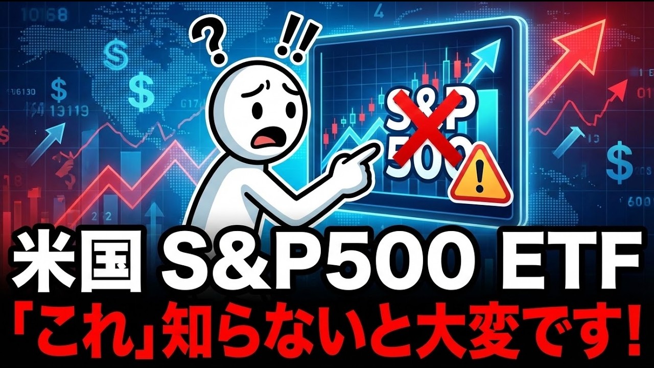 米国S&P500 ETF「これ」を知らずにやると大変なことになります！
