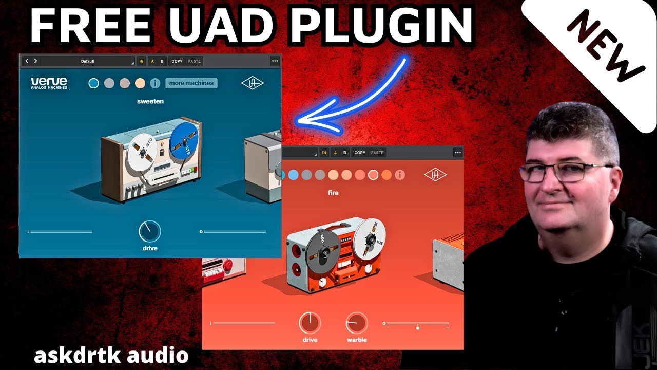 Universal Audio VERVE ANALOG MACHINES   - FREE Modern Vintage Analog Sound