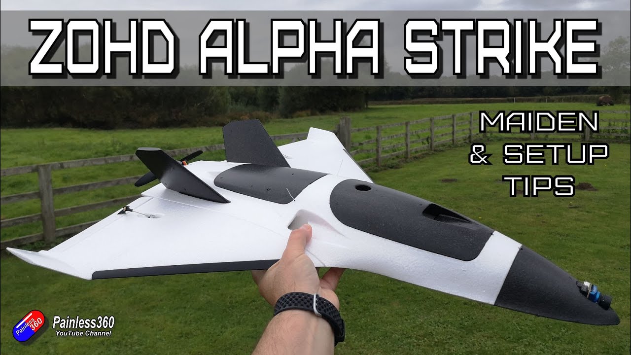 NEW!! ZOHD Alpha Strike: One quick little wing (full review and maiden flight footage)