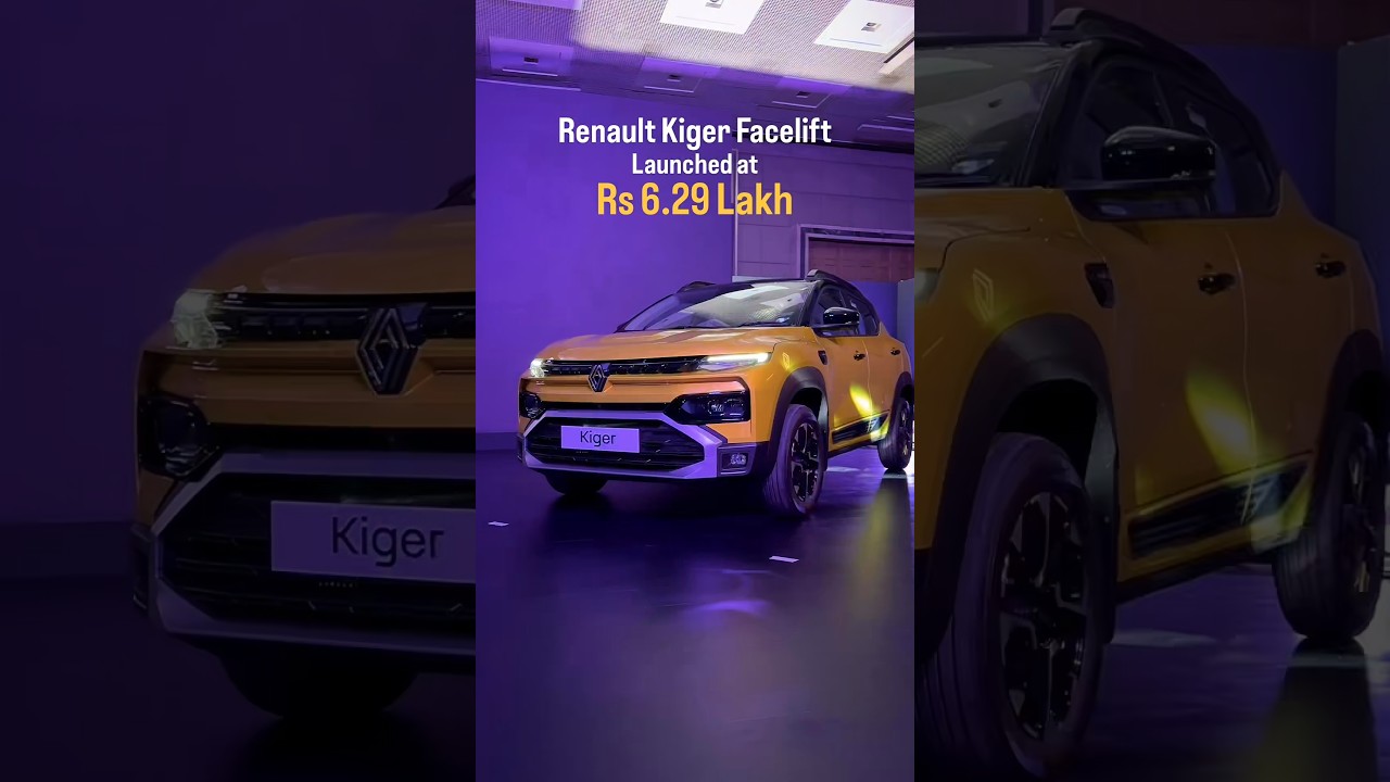 Renault Kiger Facelift 2025 | Priced at ₹6.29 Lakh | Times Drive #shorts