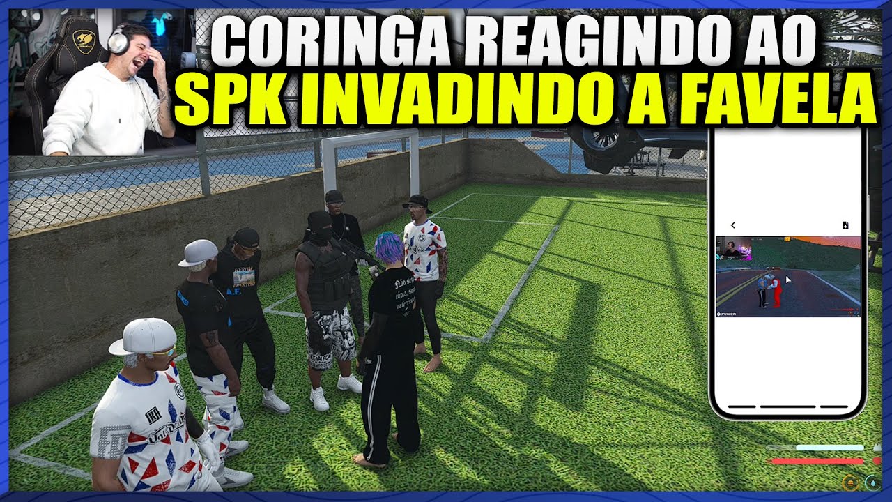 CORINGA REAGINDO AO SPK DANDO FACADA NOS MORADORES DA FRANÇA 🤣