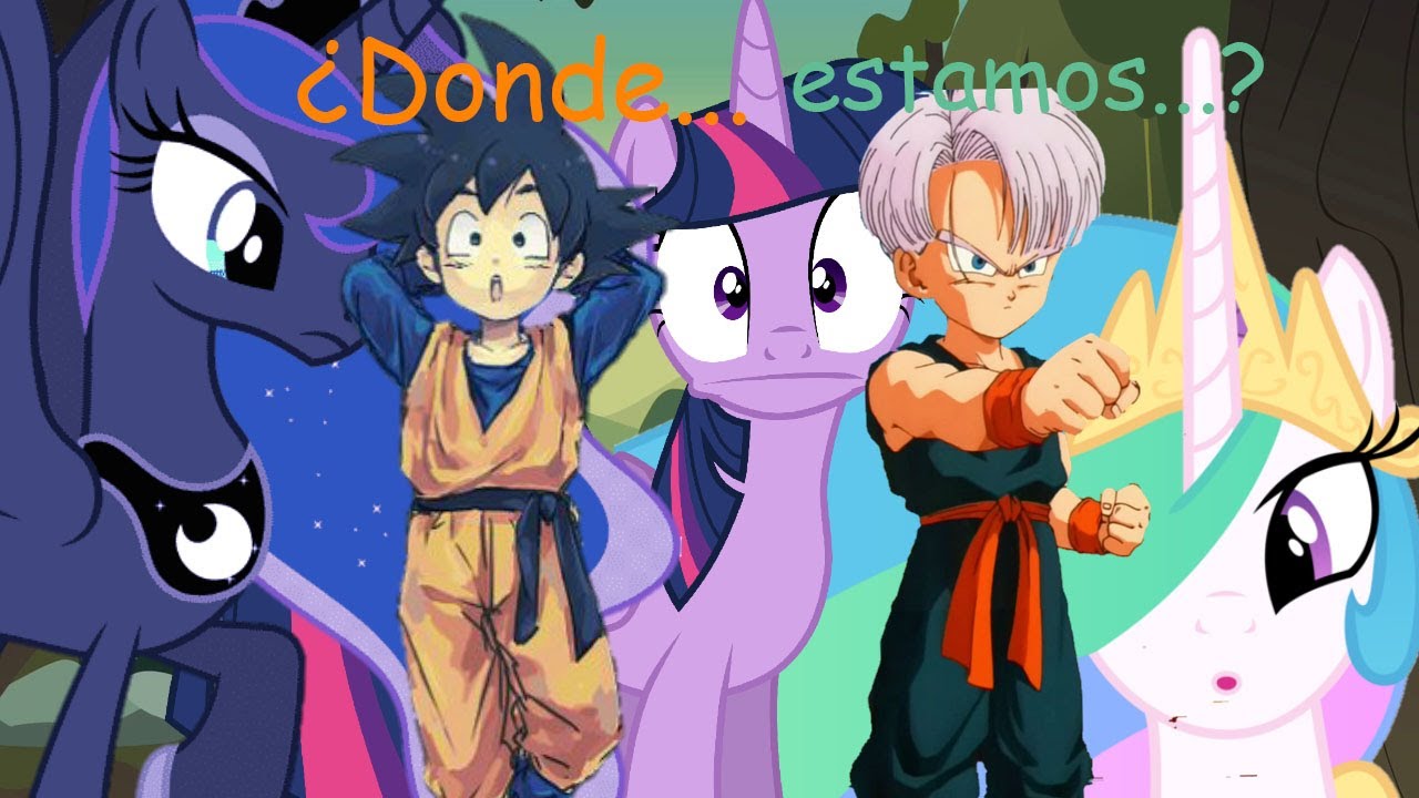 Goten y Trunks en Equestria capitulo 1 LLEGADA A UN MUNDO INUSUAL