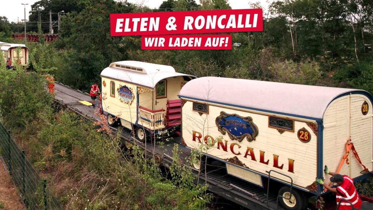 ELTEN x Roncalli: Der Transport der Circuswaggons 🎪