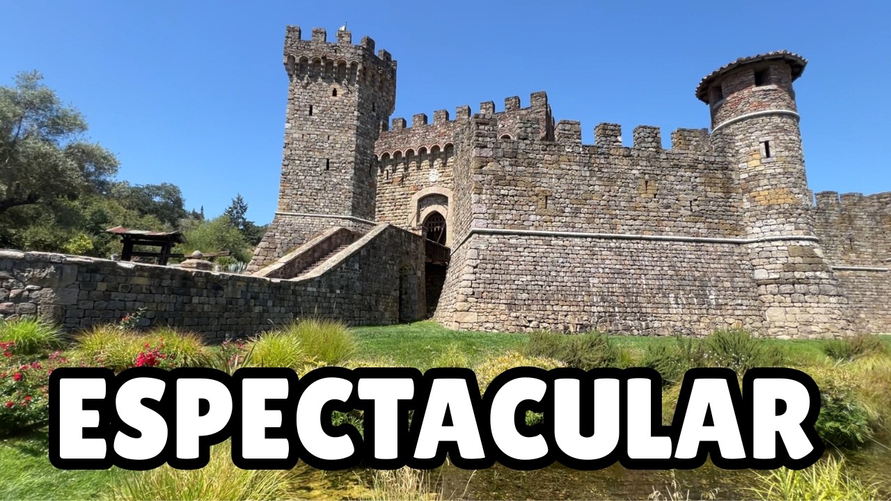 Así es el Viñedo Castello di Amorosa en Napa Valley  🍷