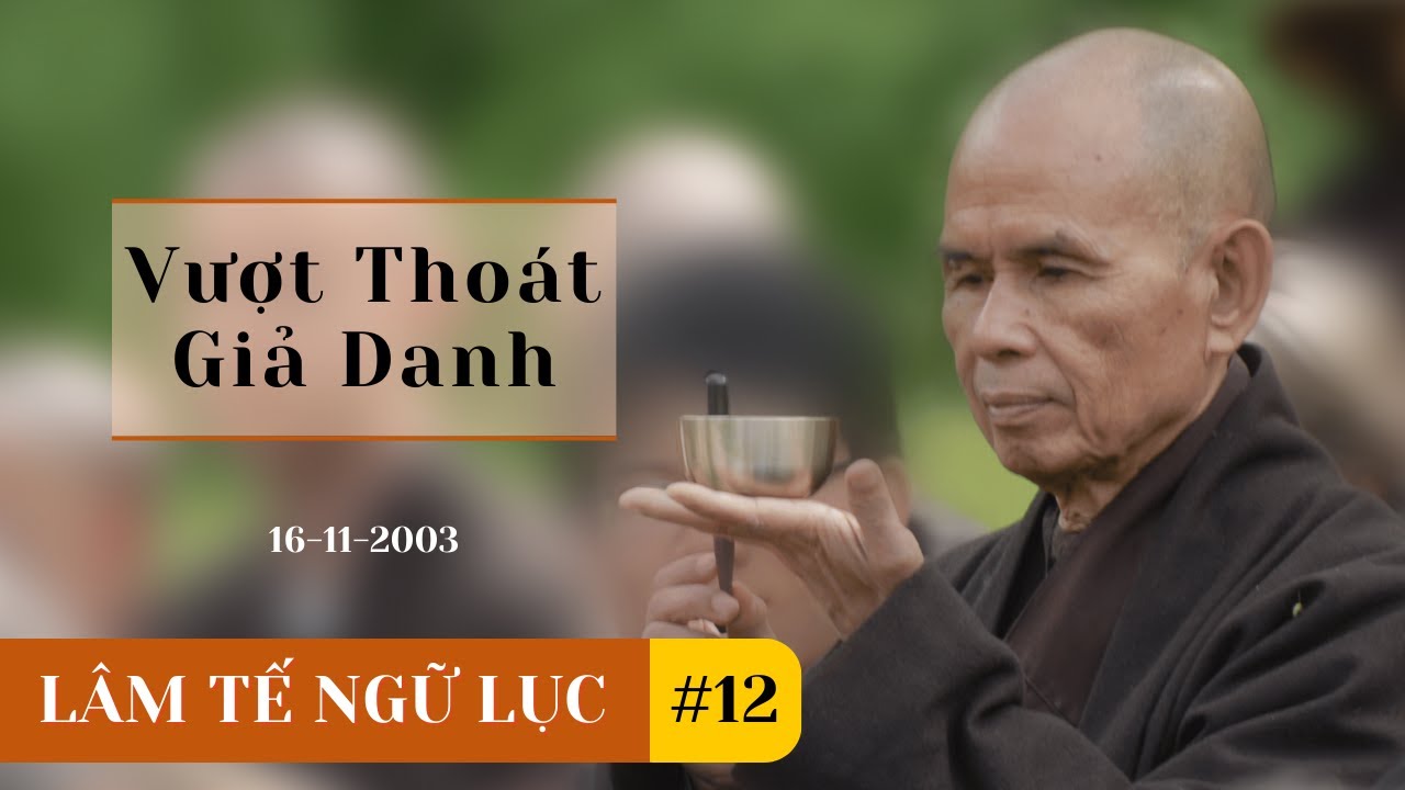 Vượt Thoát Giả Danh [Lâm Tế Ngữ Lục 12] | TS Thích Nhất Hạnh(16-11-2003, Xóm Hạ, Làng Mai)
