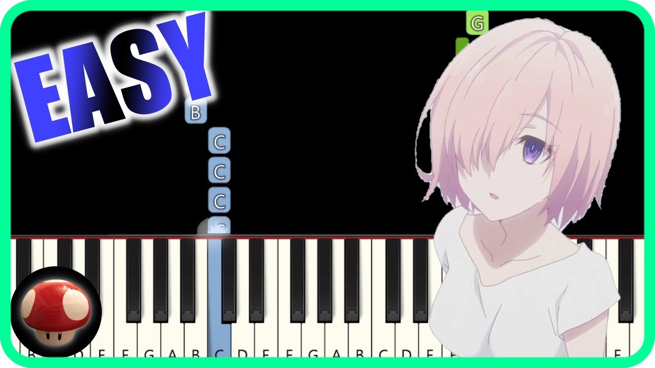Fate/Grand Order Cosmos in the Lostbelt OP Gyakkou - EASY Piano Tutorial / 逆光【ピアノ簡単楽譜】FGO OP by TAM