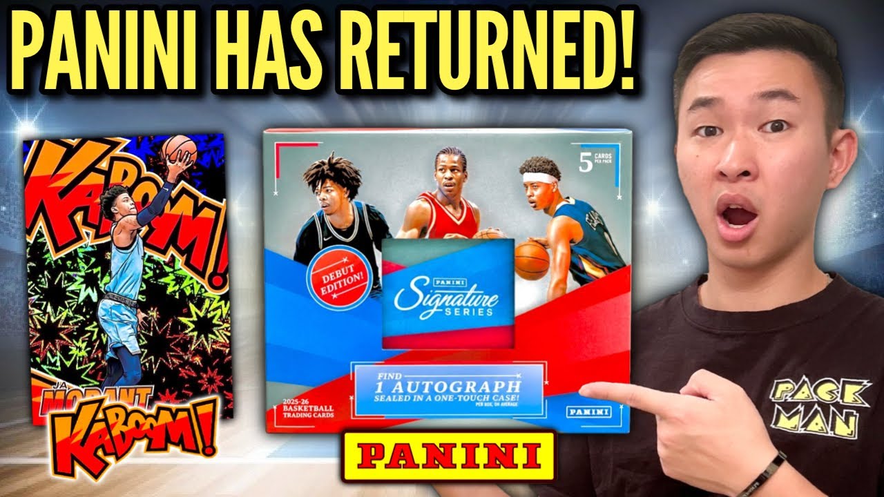 PANINI BASKETBALL HAS RETURNED (KABOOMS ARE BACK)! 😱🔥 2025-26 Signature Series Hobby Box Case Review