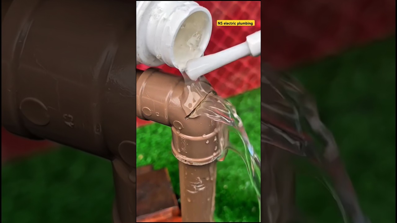 PVC pipe leakage repair tips #diy #shorts #short #tips #pvc #leakypipe