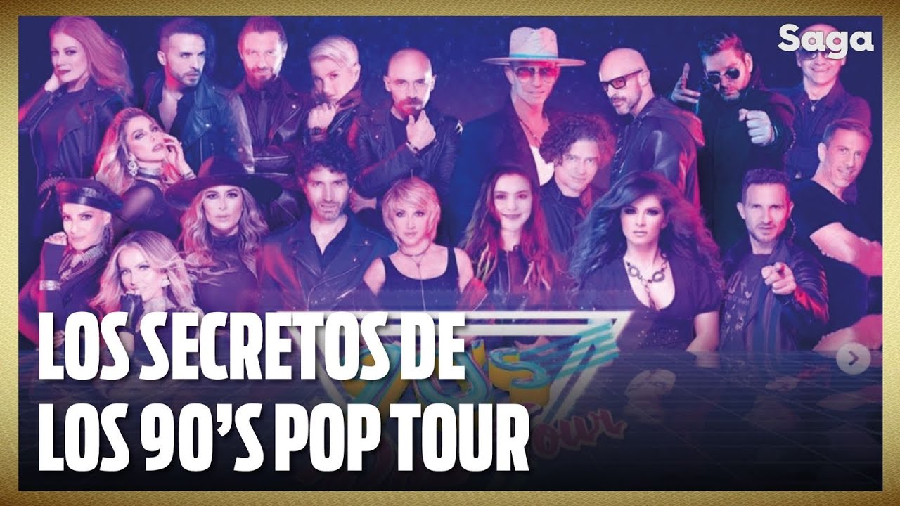 DANIELA MAGUN, CHACHO GAYT&Aacute;N y HUGO de la BARREDA de los 90'S POP TOUR