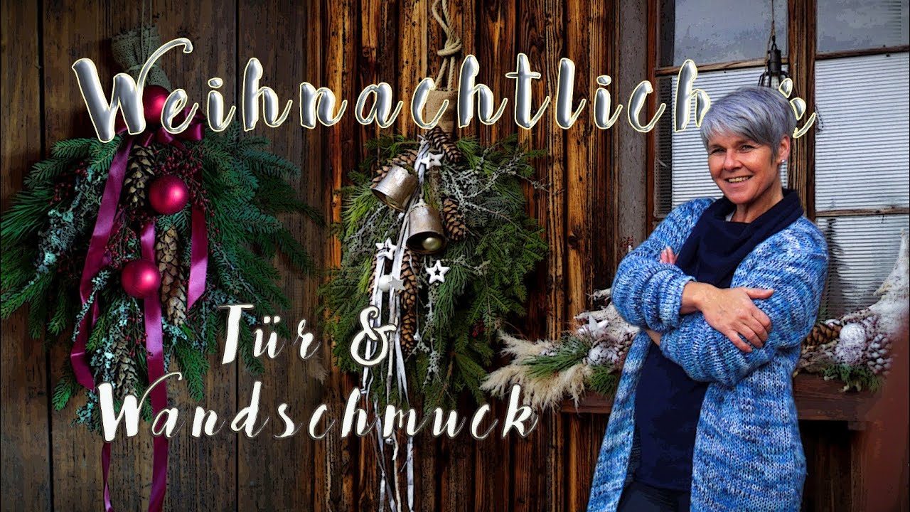 Weihnachtlicher Hängestrauß DIY | 3 Beispiele - einfach selbst gemacht