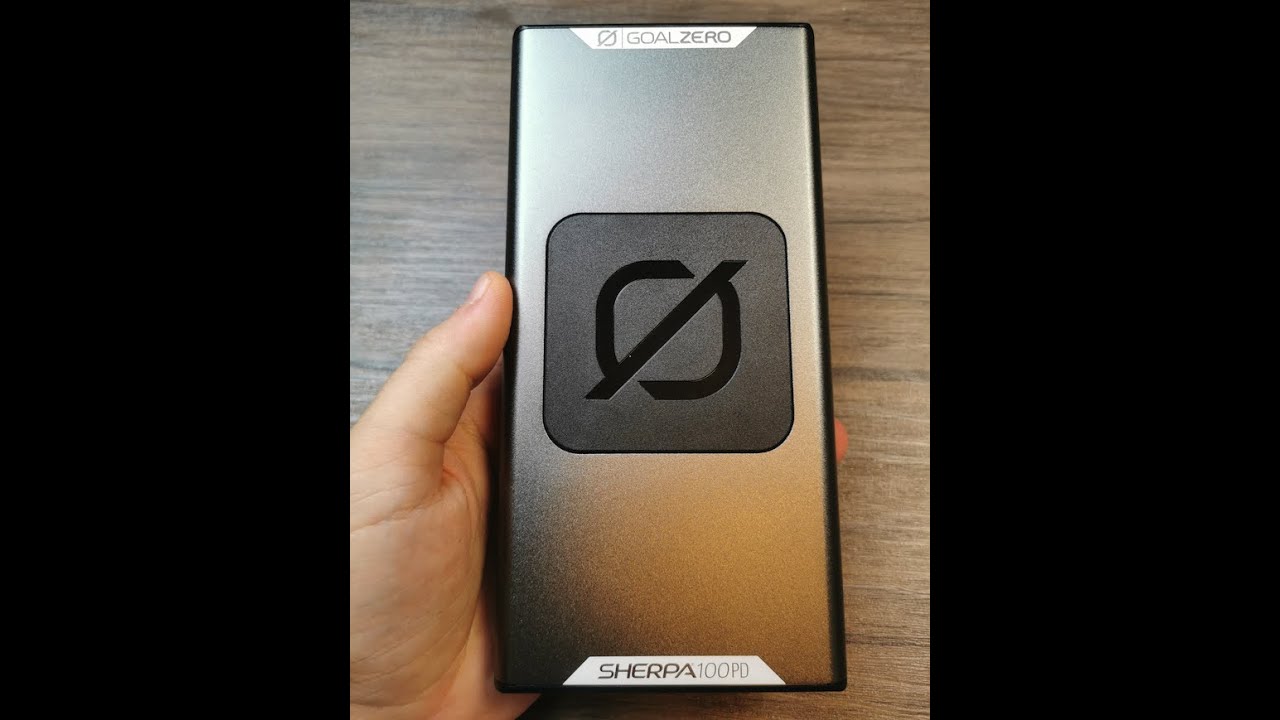 GoalZero Sherpa 100PD Power Bank Unboxing