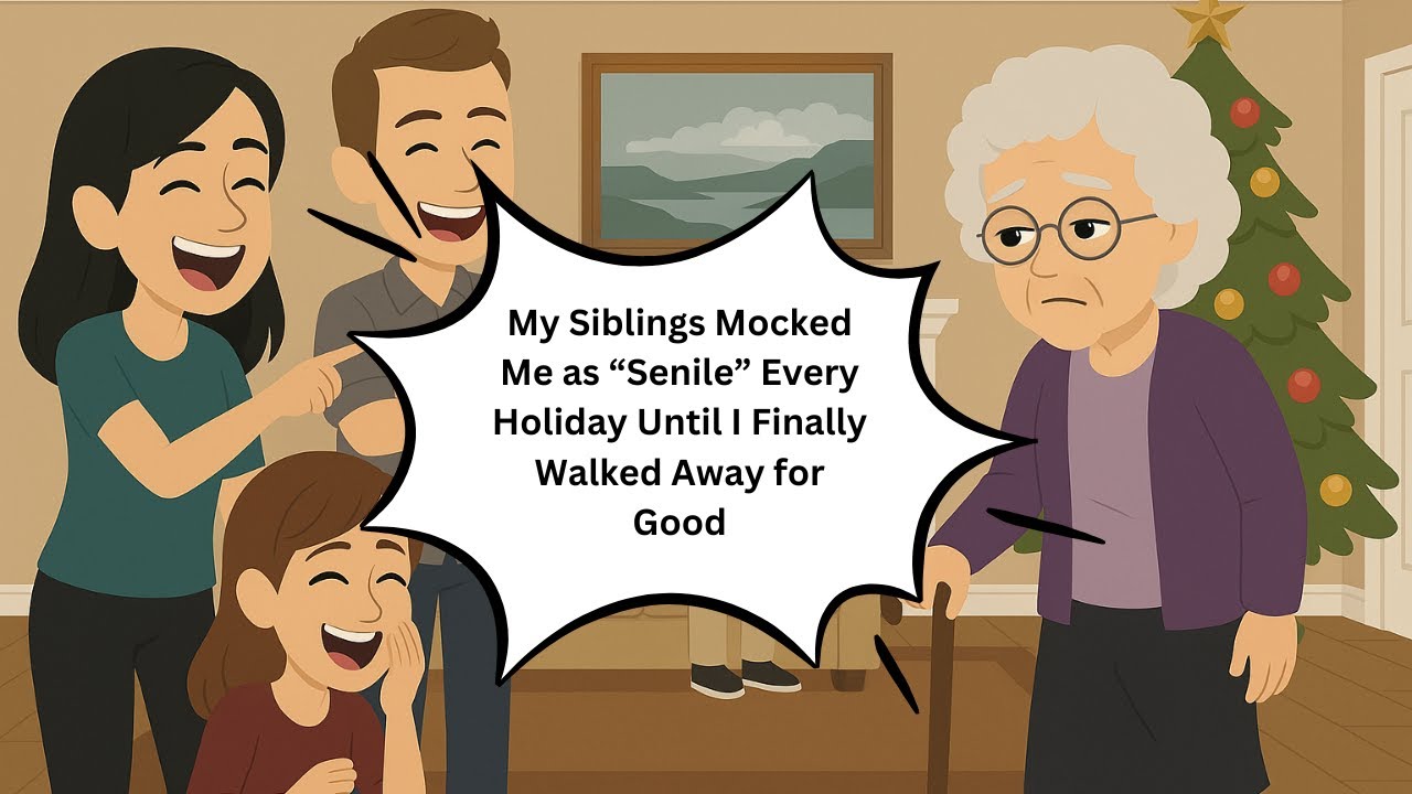My Siblings Mocked Me as “Senile” Every Holiday Until I Finally Walked Away for Good