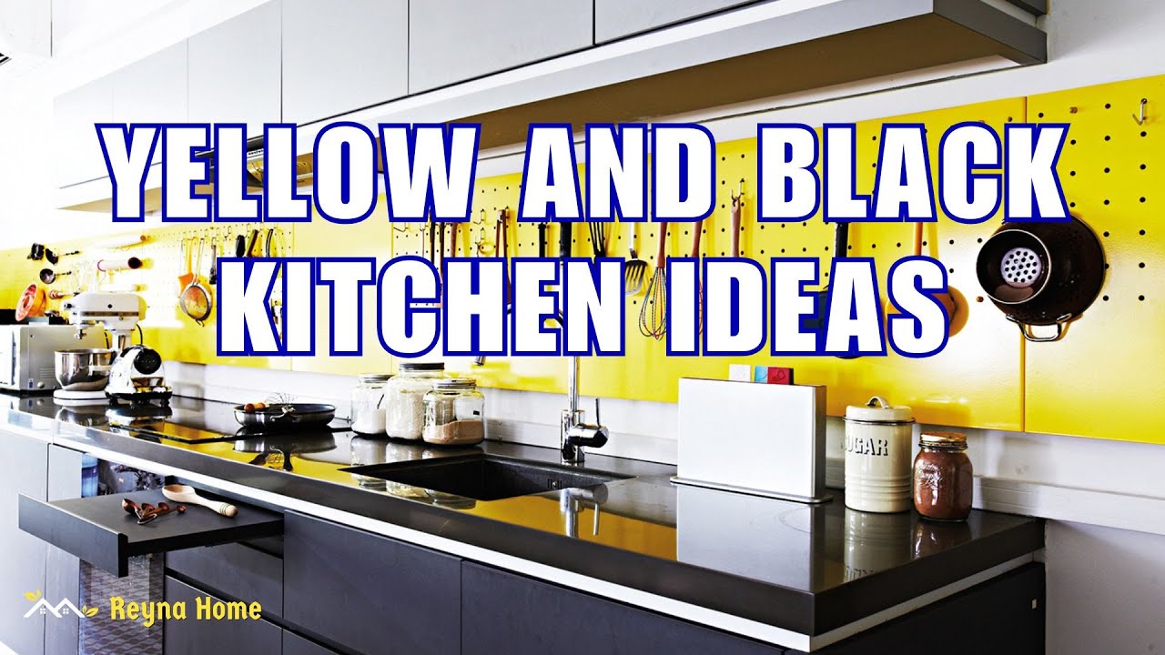 Yellow And Black Kitchen Design Inspirations Striking Style Minimalist Kitchen Design Small Space
