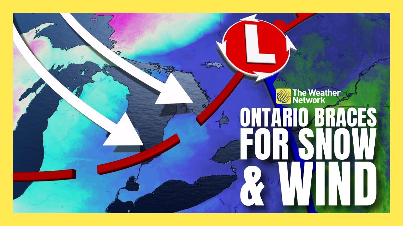 Ontario Braces for Snow, Wind, and Plunging Temperatures | #forecast