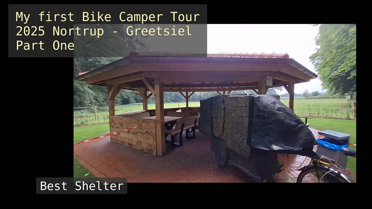 Shelter Dalvers - Bike Camper Tour Nortrup to Greetsiel - Part One