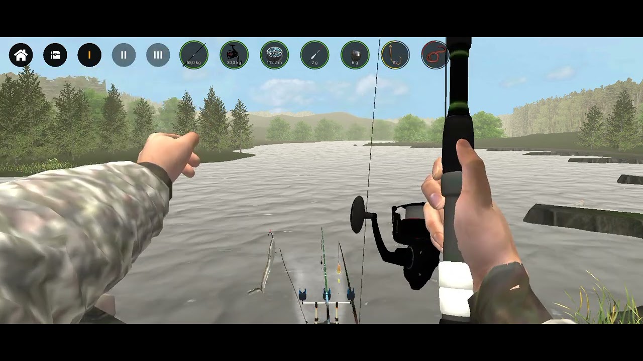 Ловля язя на 2 карте в  Professional fishing 2