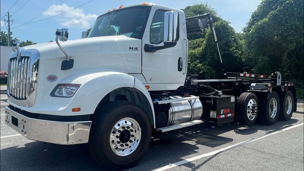 2026 International HX620 Tri-Axle Roll Off Truck Walk Around