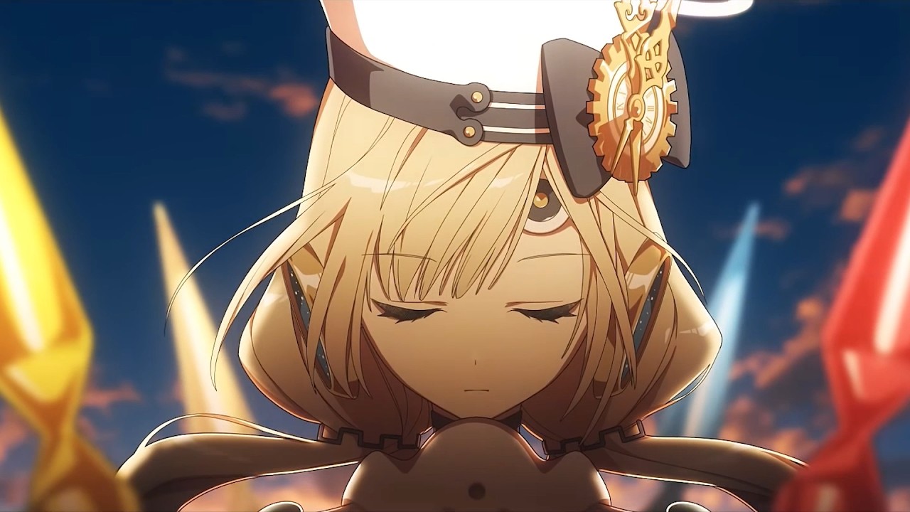 Riz magical mega girl shine scene (after her transform looped 22) (Maimai deluxe)