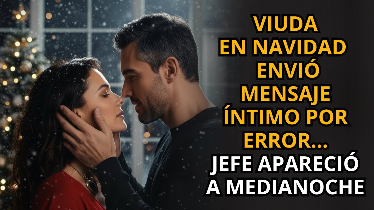 Viuda Sola en Navidad Envió Mensaje ÍNTIMO Por Error a Su JEFE... Él Apareció a Medianoche