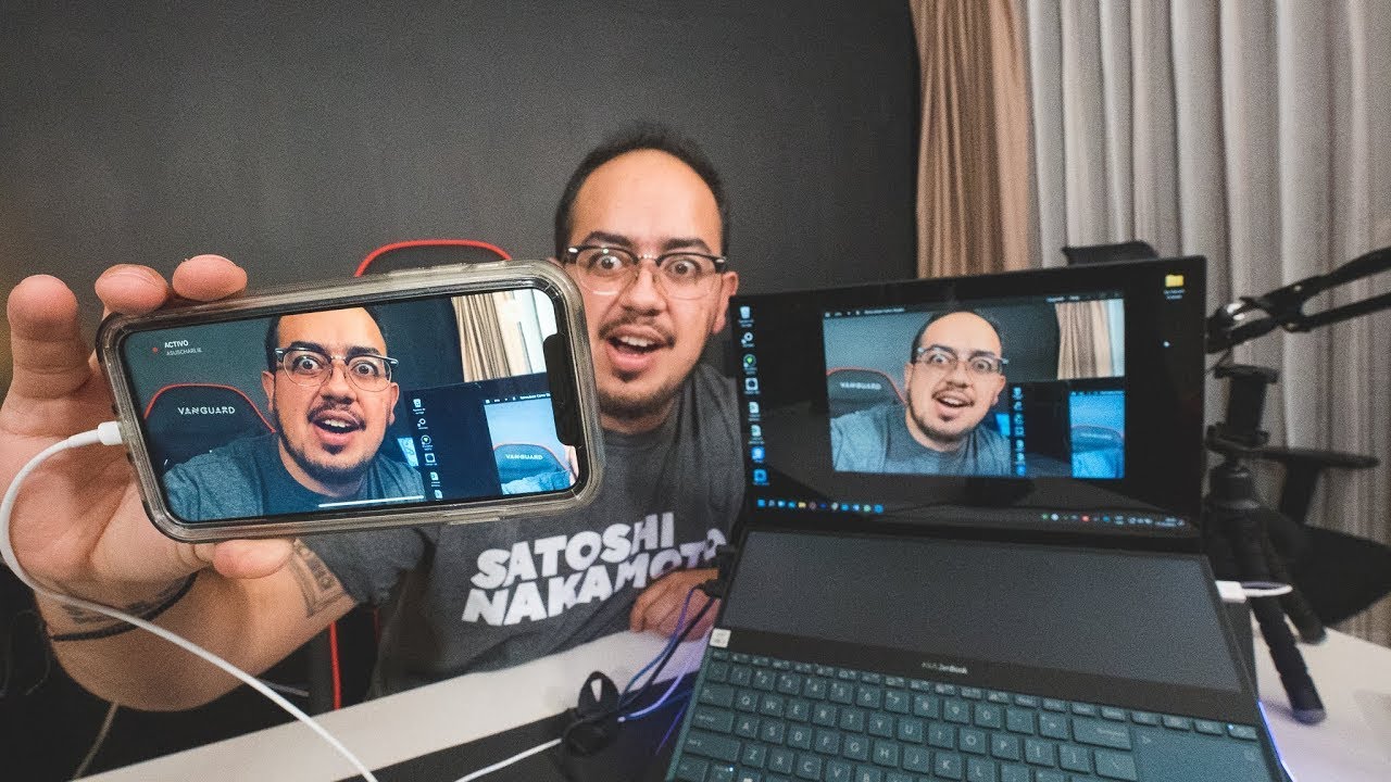 Cómo usar tú CELULAR como una WEBCAM!! GRATIS, SIN APLICACIÓN, IOS Y ANDROID! 📱📸
