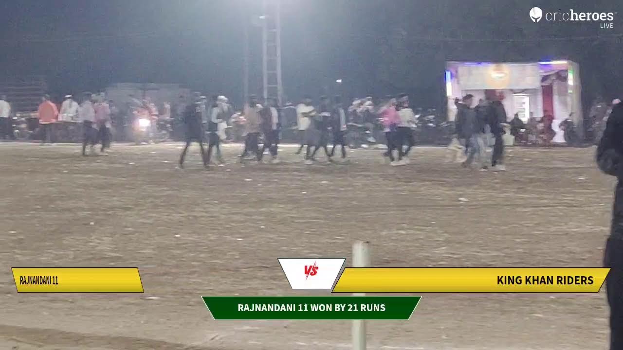 Rajnandani 11 vs King Khan Riders live cricket match | NSPL Season 2 live - K D Gavit Cricket Groun