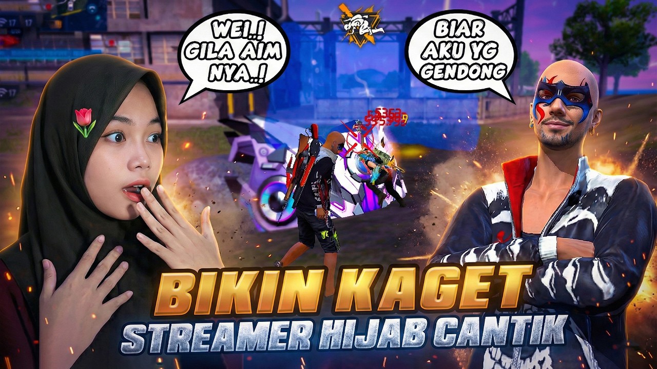 Prank Streamer Hijab Cantik Kasih Liat Aim One Tap Sampai Bikin Dia Kaget