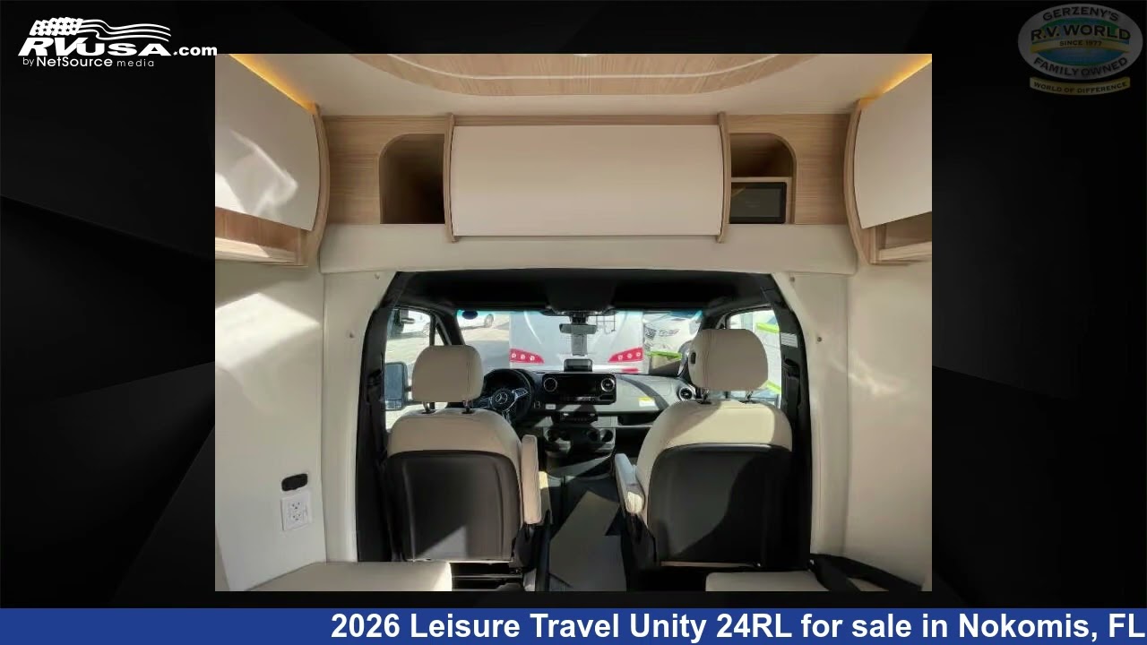 Incredible 2026 Leisure Travel Unity Class B+ RV For Sale in Nokomis, FL | RVUSA.com