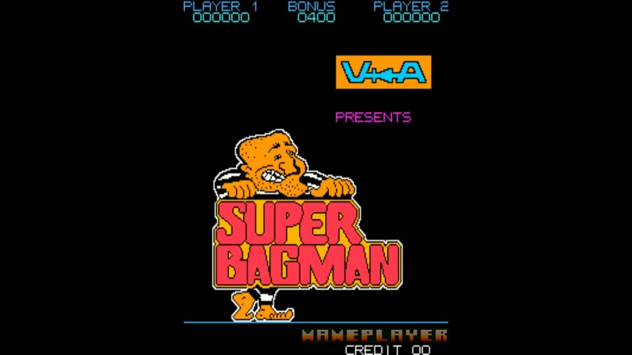Super Bagman 1984 Valadon Automation Mame Retro Arcade Games