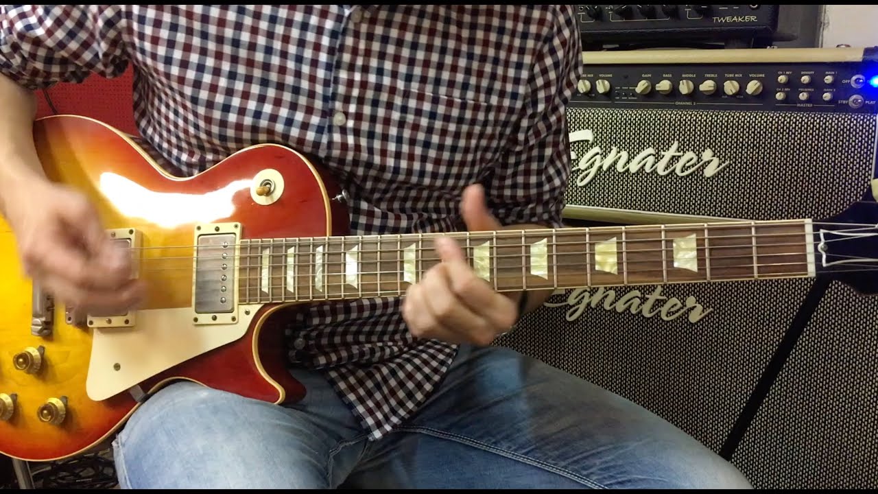 Seymour Duncan Antiquity Humbuckers in Gibson Les Paul 1958 Reissue - overdrive