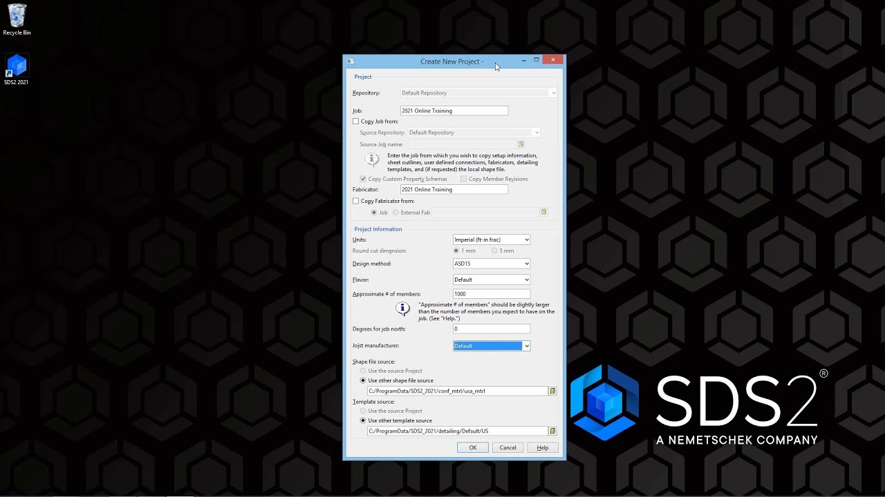 SDS2 2021 Начало работы: Создание проекта
