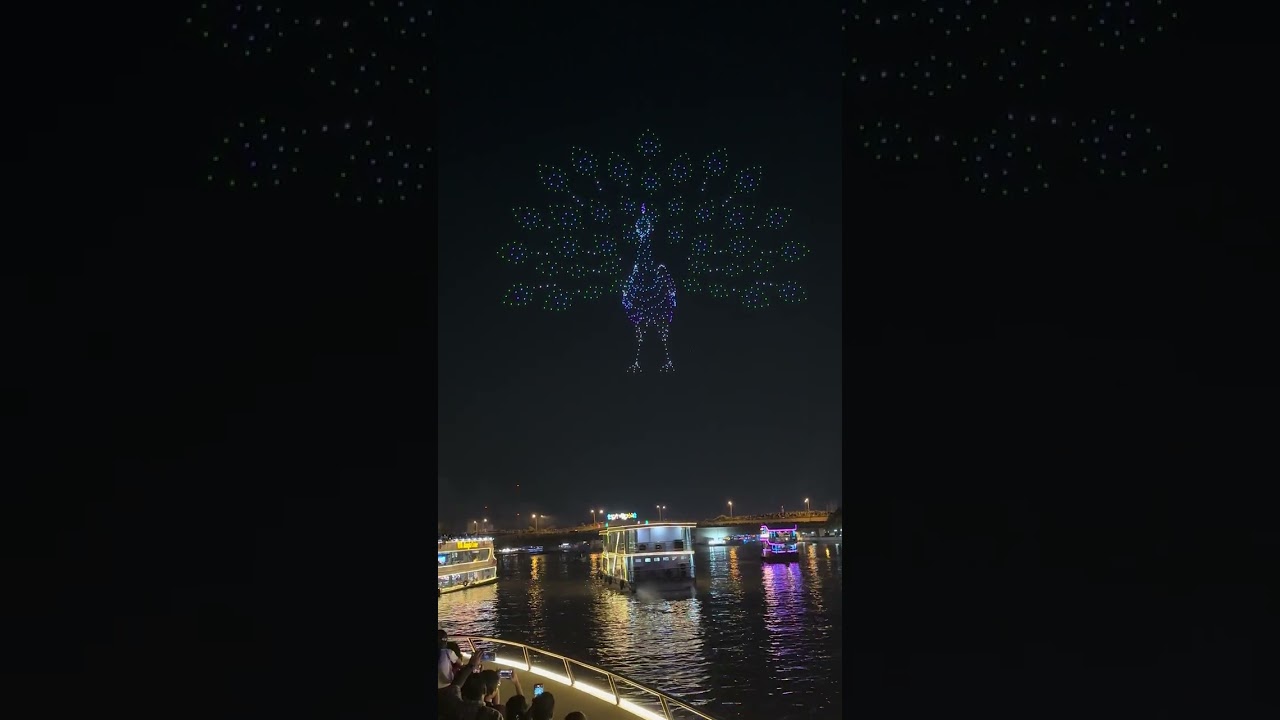 New Year 2026 Drone Show Bangkok - Chao Phraya River Cruise