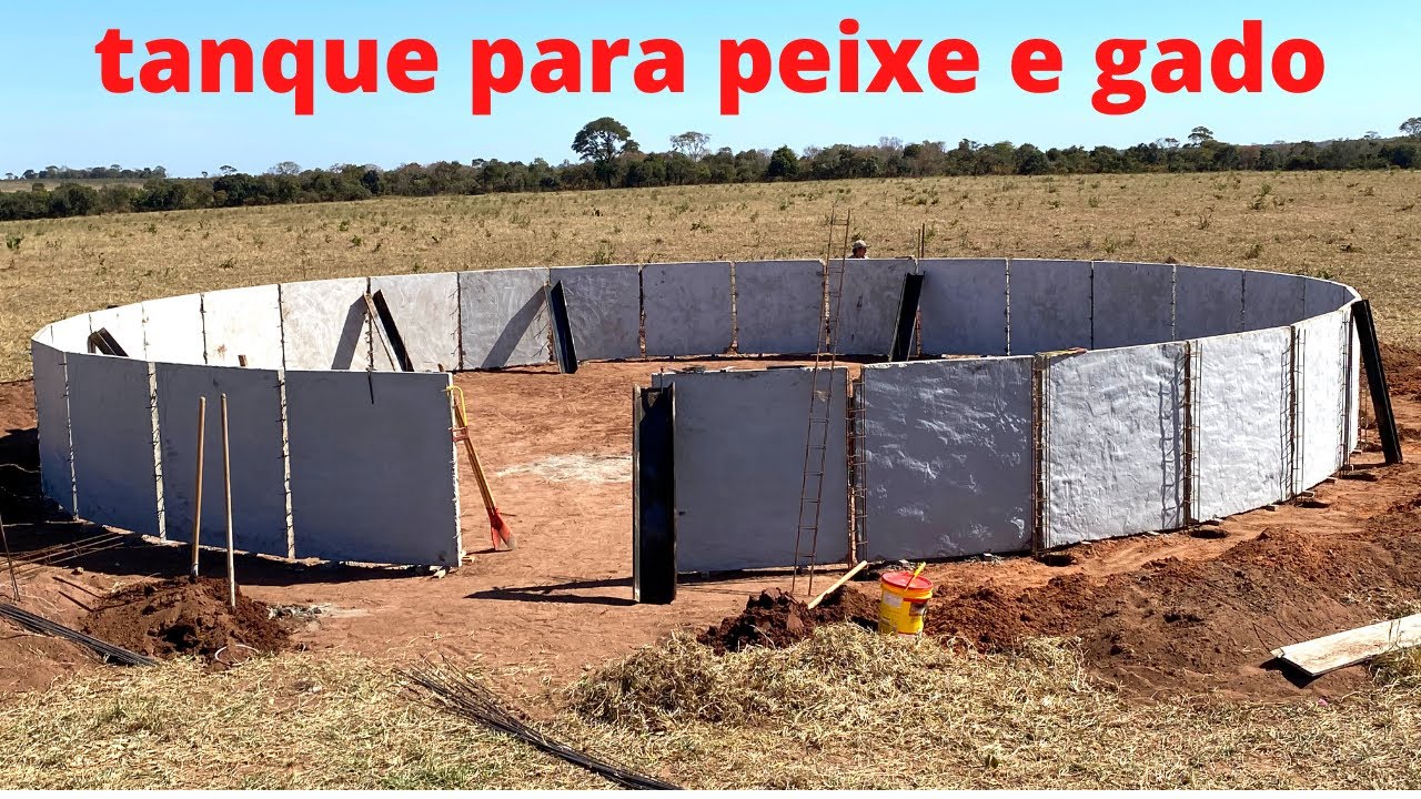Como fazer as colunas de um tanque de peixe e reservatório